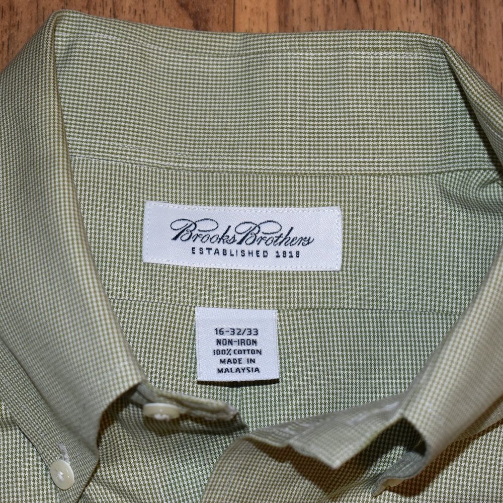 Brooks Brothers Check Patterned Button Up Shirt N… - image 3